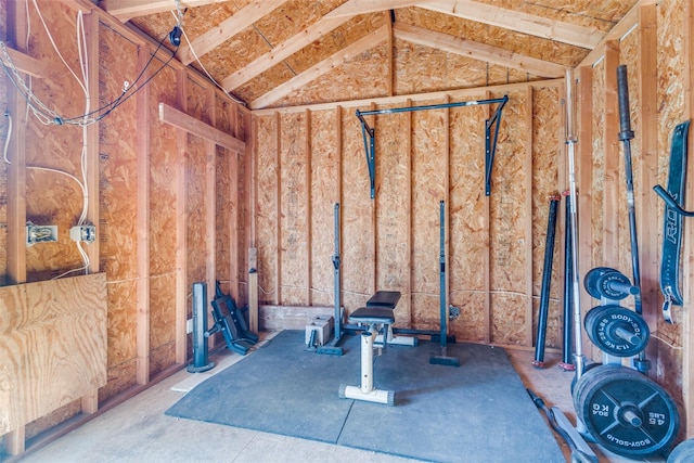 1009 W 7th St, Justin, TX 76247 - workout room with lofted ceiling