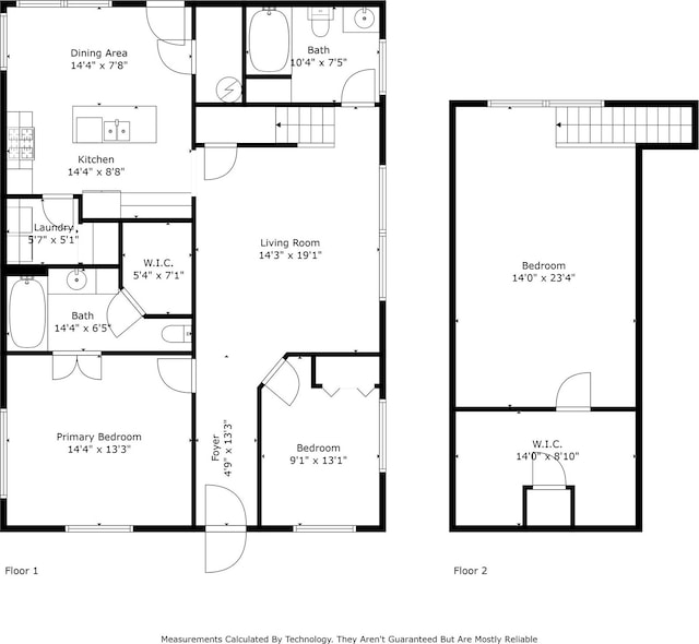 1009 W 7th St, Justin, TX 76247 - floor plan / room layout