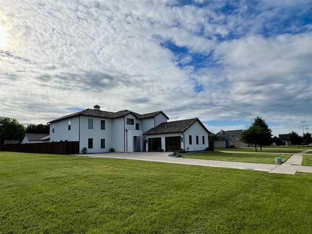 613 Wildcat Way, Kennedale, TX 76060 - view of front of home featuring a garage, concrete driveway, and stucco siding
