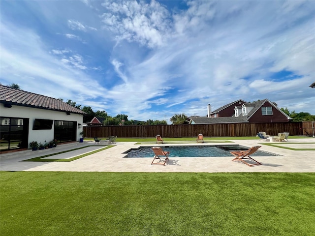 613 Wildcat Way, Kennedale, TX 76060 - view of swimming pool with a patio area