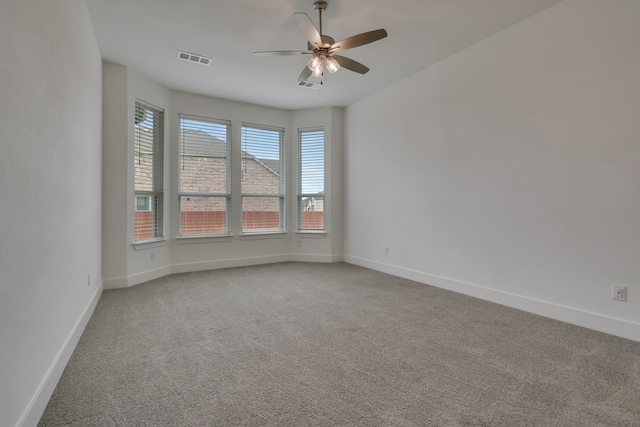 14936 Grissom Ave, Aledo, TX 76008 - unfurnished room with light carpet, ceiling fan, and baseboards