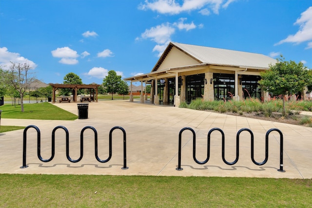 14936 Grissom Ave, Aledo, TX 76008 - view of home's community with a gazebo and a yard
