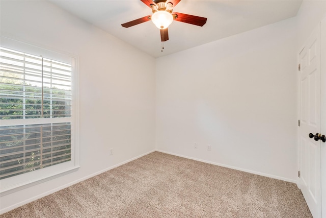 8525 Creekview Dr, Frisco, TX 75034 - carpeted empty room featuring baseboards and ceiling fan