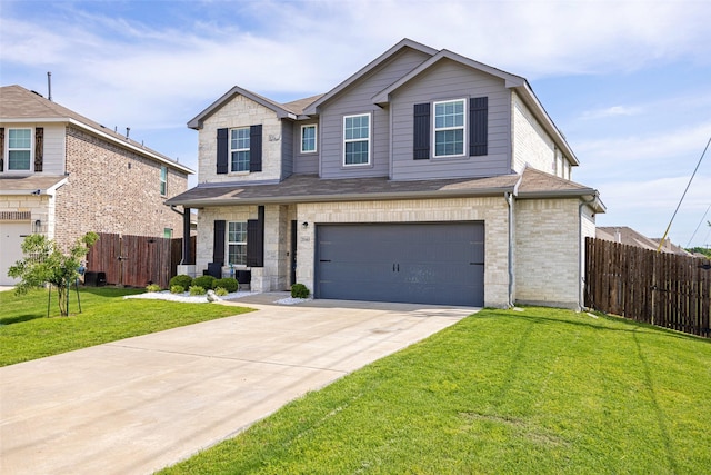2040 Hartley Dr, Forney, TX 75126 - view of front of house with concrete driveway, a garage, and a shingled roof