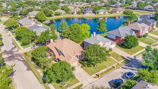 2401 Greenwich Dr, Carrollton, TX 75006 - aerial view of residential area featuring a nearby body of water