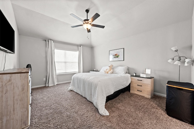 10116 Mickler Ln, Waco, TX 76708 - bedroom featuring carpet flooring, baseboards, and ceiling fan