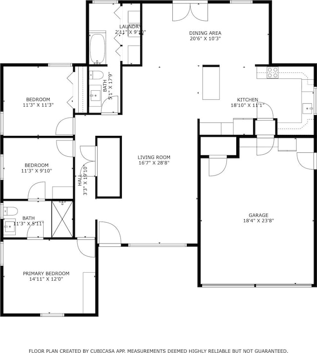 10834 Wyatt St, Dallas, TX 75218 - room layout