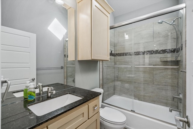 2231 Rana Park, Flint, TX 75762 - full bathroom featuring combined bath / shower with glass door, toilet, and vanity