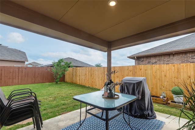 2717 Swift Creek Dr, Fort Worth, TX 76123 - view of patio / terrace with grilling area