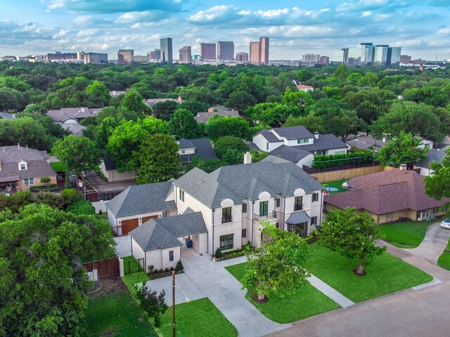 4633 Willow Ln, Dallas, TX 75244 - back of house with a lawn