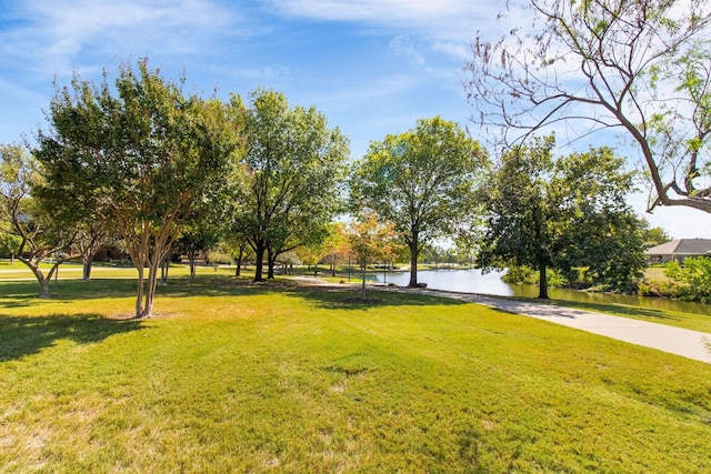 14800 Enterprise Dr Unit 17A, Farmers Branch, TX 75234 - view of grassy yard with a water view