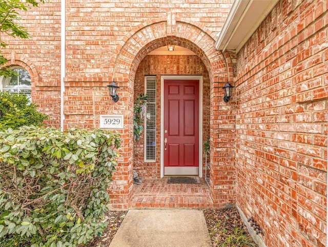 5929 Meadowcrest Ln, Sachse, TX 75048 - property entrance with brick siding