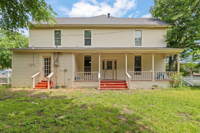 229 College, Italy, TX 76651 - view of front of home with entry steps and covered porch