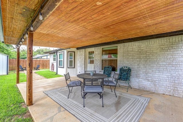 7824 Daniel Dr, North Richland Hills, TX 76182 - view of patio / terrace with outdoor dining area