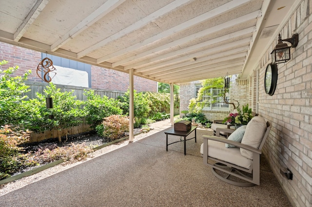 4252 Millview Ln, Dallas, TX 75287 - view of patio / terrace with a fenced backyard