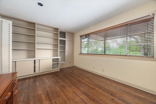2900 Simondale Dr, Fort Worth, TX 76109 - spare room featuring baseboards and dark wood-type flooring