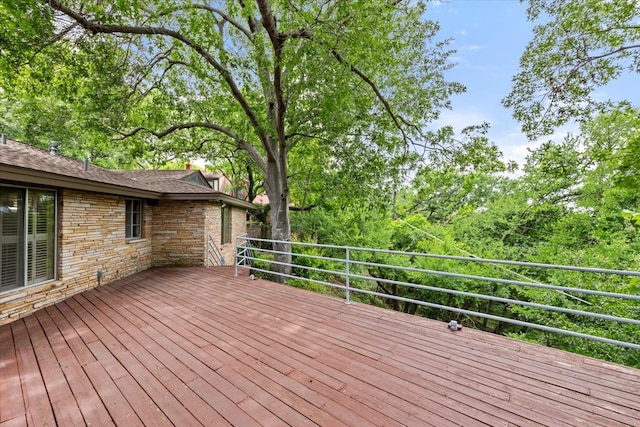 2900 Simondale Dr, Fort Worth, TX 76109 - view of wooden terrace