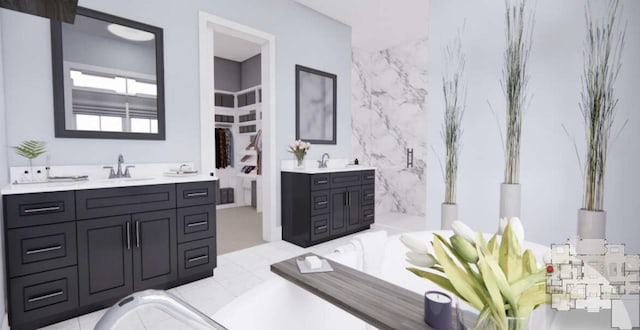 TBDSinclair Latigo Way, Weatherford, TX 76088 - bathroom with two vanities