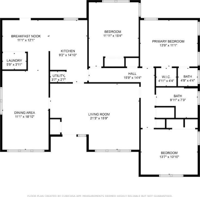 3351 Santa Teresa Ave, Dallas, TX 75228 - room layout
