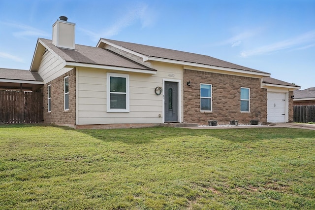 4602 Marlboro Dr, Abilene, TX 79606 - ranch-style home featuring brick siding, a garage, a chimney, and driveway