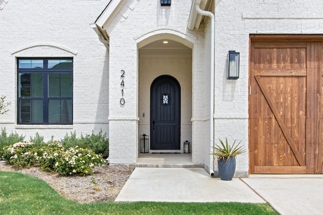 2410 Somercrest Pl, Midlothian, TX 76065 - property entrance with brick siding