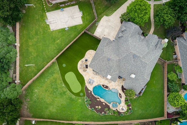 968 Fairfield Ln, Allen, TX 75013 - drone / aerial view of a pool