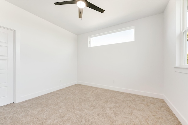 9320 Beckleycrest Ave, Dallas, TX 75232 - unfurnished room with carpet, ceiling fan, and baseboards