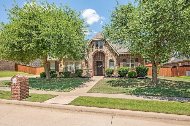 1200 Killian Dr, Mansfield, TX 76063 - english style home featuring stone siding and brick siding