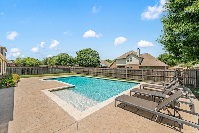 1200 Killian Dr, Mansfield, TX 76063 - view of swimming pool with a patio and a fenced backyard