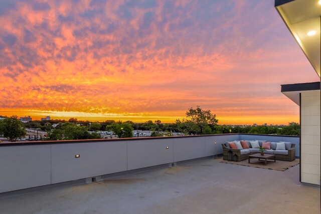 1921 Pollard St, Dallas, TX 75208 - view of patio / terrace with an outdoor living space