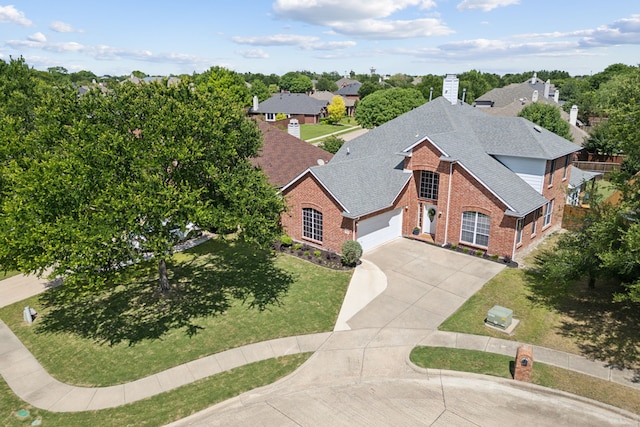 1016 Hidden Creek Ct, Allen, TX 75002 - aerial view of property and surrounding area