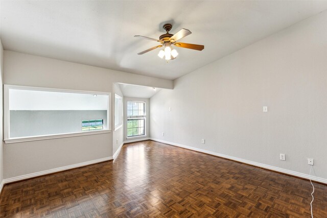 14333 Preston Rd Unit 1103, Dallas, TX 75254 - spare room with a ceiling fan and baseboards