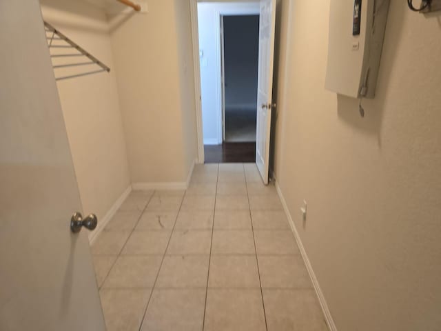 8313 French Quarter Ln, Fort Worth, TX 76123 - hall with light tile patterned floors and baseboards