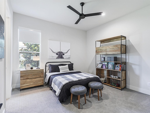2015 Honey Ln, Celina, TX 75009 - carpeted bedroom with baseboards and ceiling fan
