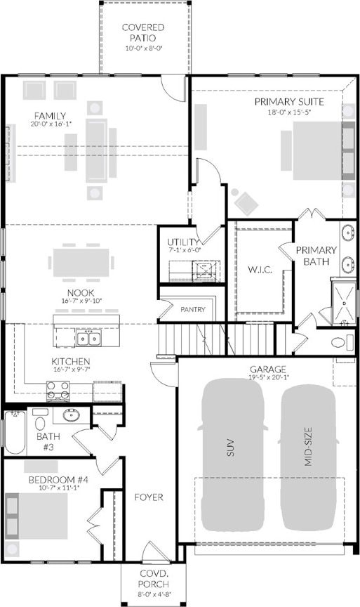 10645 Nokose St, Fort Worth, TX 76179 - room layout