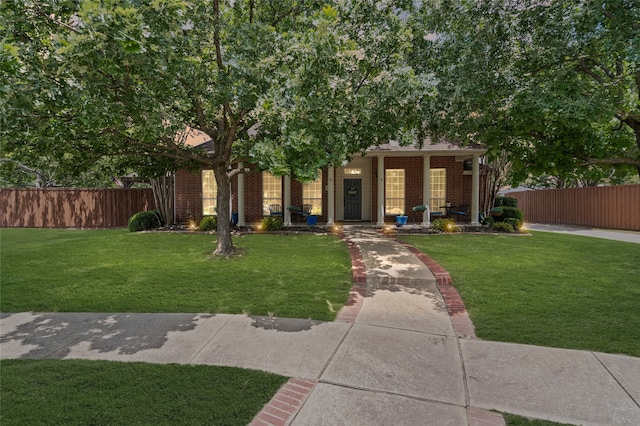 1701 Travis Ct, Allen, TX 75002 - view of front of home with a porch and brick siding