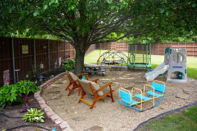 1701 Travis Ct, Allen, TX 75002 - fenced backyard featuring a playground