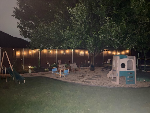 1701 Travis Ct, Allen, TX 75002 - view of playground at night