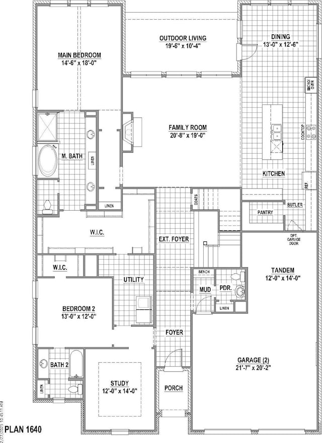 2721 Amber Ln, Prosper, TX 75078 - home floor plan