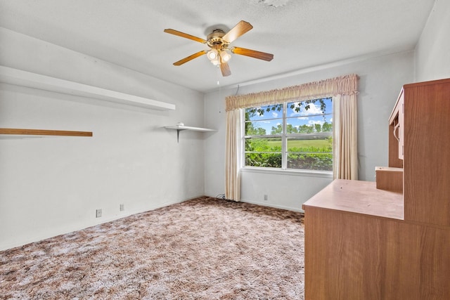 531 Eisenhower Rd, Denison, TX 75020 - empty room with ceiling fan and carpet floors