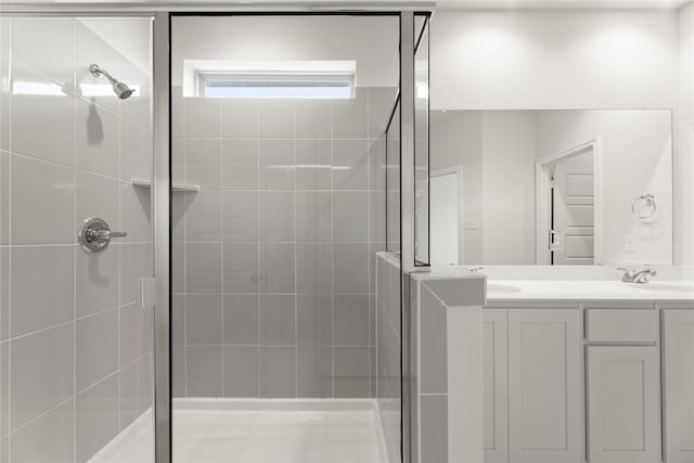 1705 Teton Riv, Blue Ridge, TX 75424 - bathroom with a stall shower and double vanity