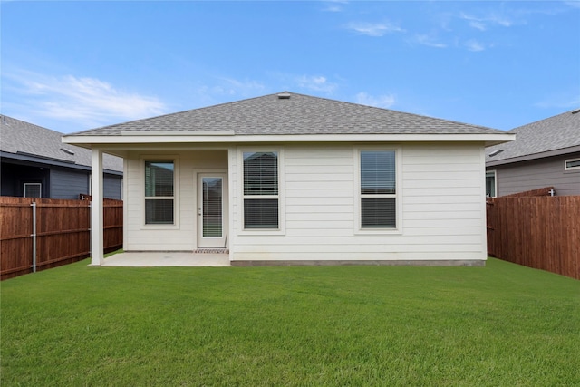 1705 Teton Riv, Blue Ridge, TX 75424 - back of house featuring a patio area and a shingled roof
