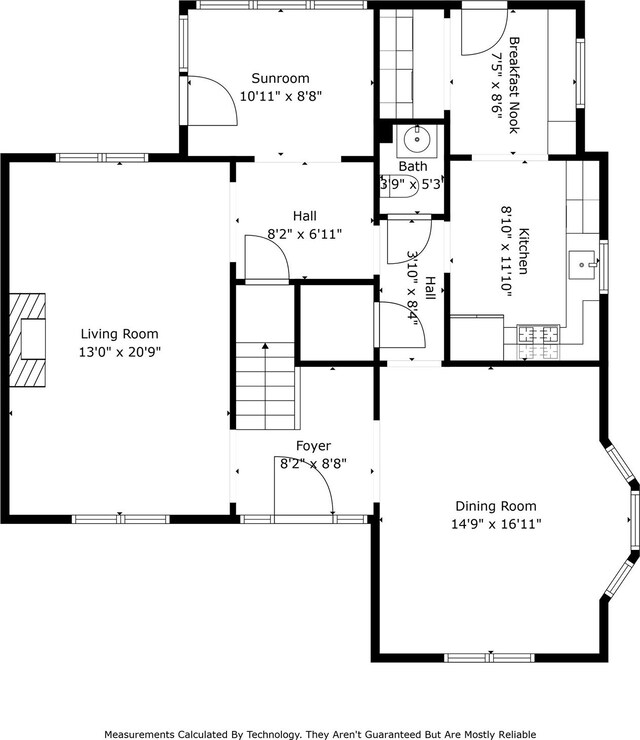 5020 Junius St, Dallas, TX 75214 - view of floor plan / room layout
