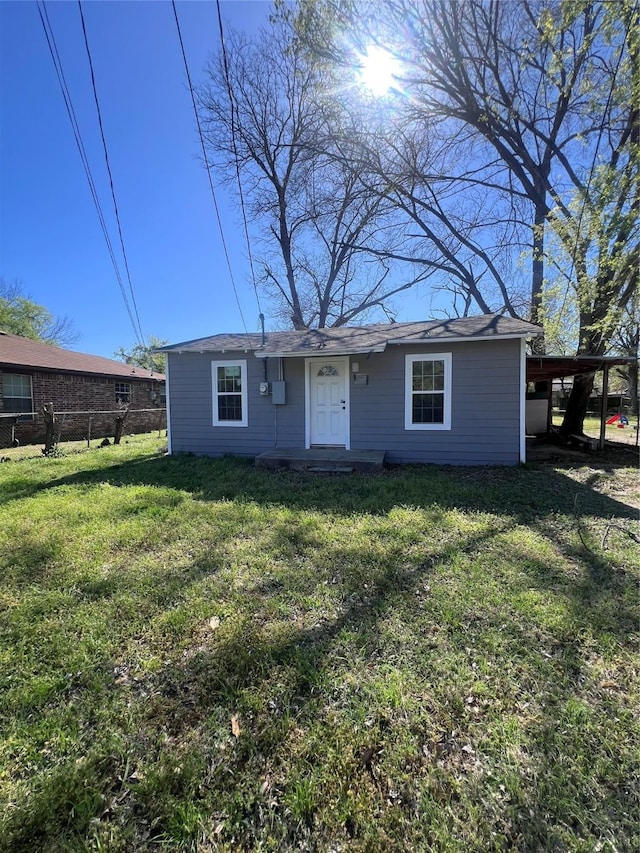 410 35th, Corsicana, TX 75110 - view of front of house with a carport