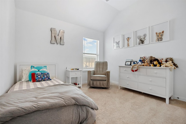 2434 Solomons Pl, Wylie, TX 75098 - bedroom featuring vaulted ceiling, carpet flooring, and baseboards