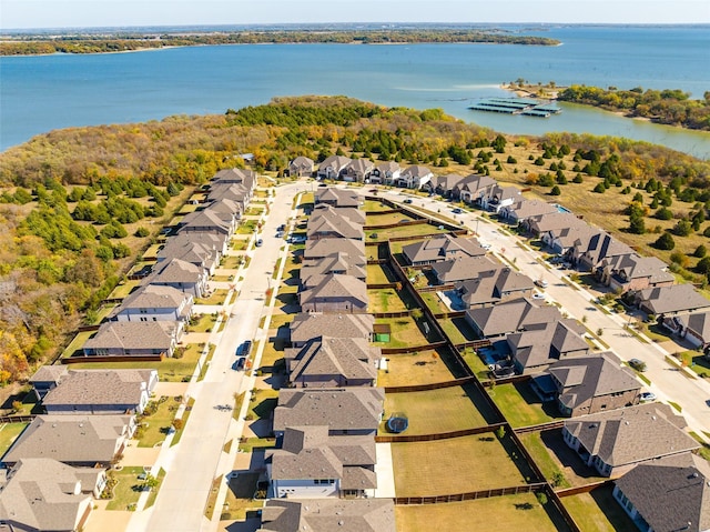 2434 Solomons Pl, Wylie, TX 75098 - aerial view of residential area featuring a nearby body of water