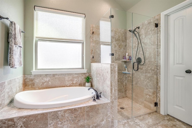 9001 Magnolia Vale Dr, Granbury, TX 76049 - full bath with a stall shower and a garden tub