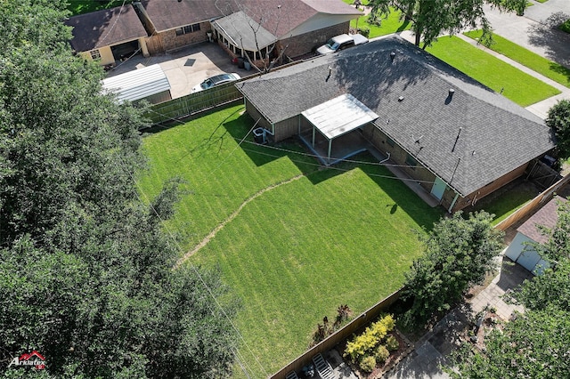 view of subject property