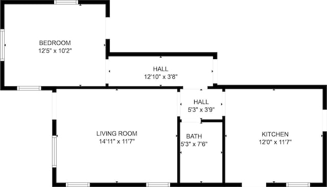 4808 Birchman Ave, Fort Worth, TX 76107 - property floor plan
