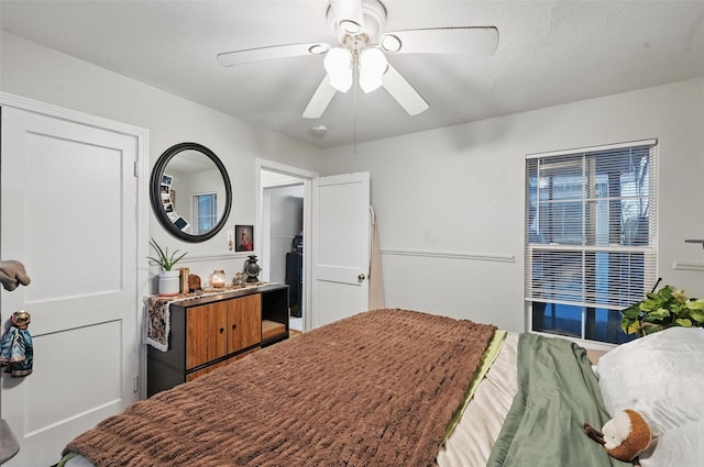 4808 Birchman Ave, Fort Worth, TX 76107 - bedroom with a ceiling fan